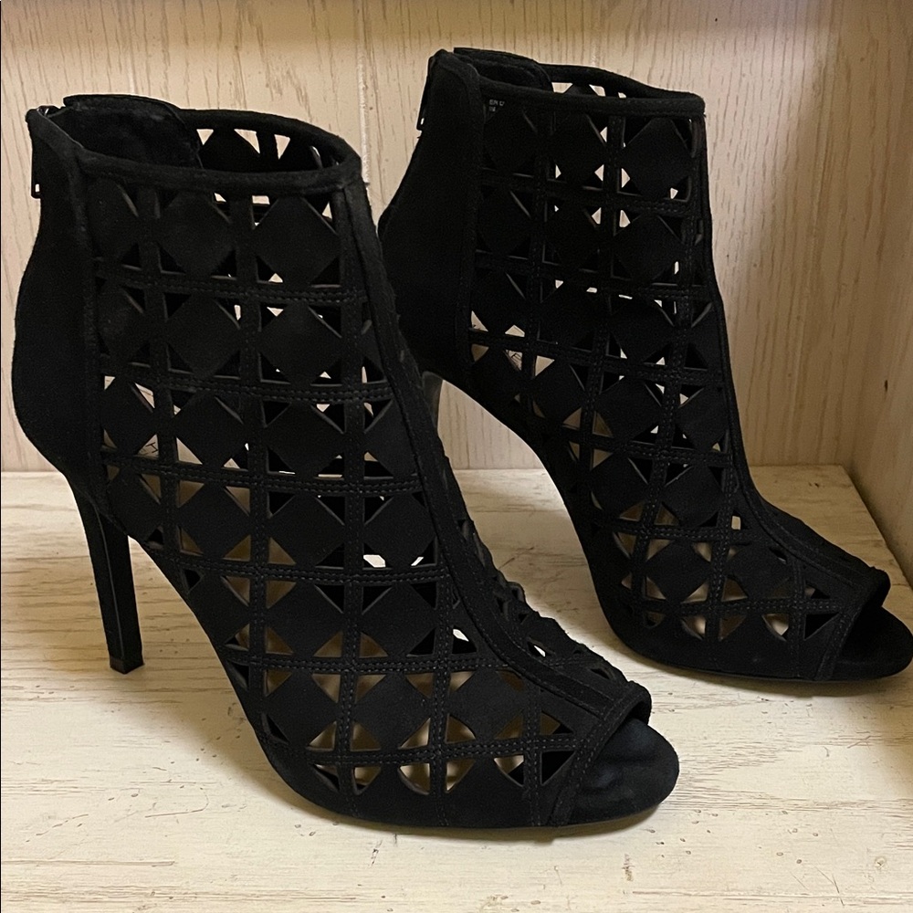 Michael Kors Black Suede Ivy Bootie  *Best Seller* Nice! Rare Item!